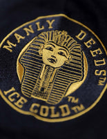 Big Boy Alpha Phi Alpha Divine 9 S5 Light Weight Mens Cardigan [Black]