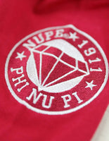 Big Boy Kappa Alpha Psi Divine 9 S5 Light Weight Mens Cardigan [Crimson Red]