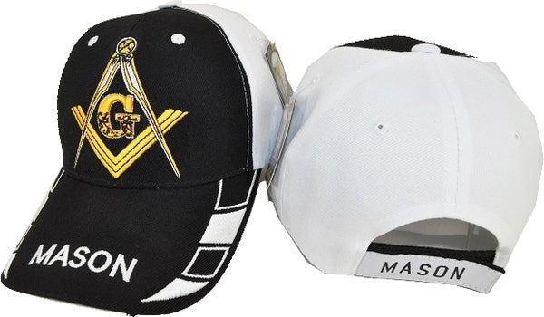 Mason Emblem 2-Tone Mens Cap [Black/White]