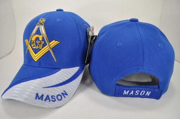 Mason Emblem M01 Micro Mesh Bill Mens Cap [Royal Blue]