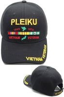 Pleiku Vietnam Veteran M768 Mens Cap [Black]