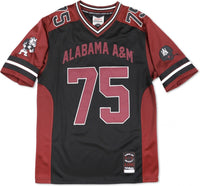 Big Boy Alabama A&M Bulldogs S13 Mens Football Jersey [Black]