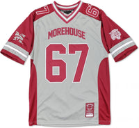 Big Boy Morehouse Maroon Tigers S13 Mens Football Jersey [Grey]
