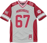 Big Boy Morehouse Maroon Tigers S13 Mens Football Jersey [Grey]
