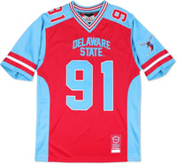 Big Boy Delaware State Hornets S13 Mens Football Jersey [Red]