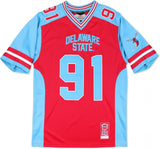 Big Boy Delaware State Hornets S13 Mens Football Jersey [Red]
