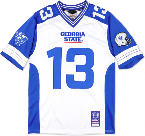 Big Boy Georgia State Panthers S13 Mens Football Jersey [White]