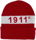 Kappa Alpha Psi Embroidered Knit Beanie [Red]
