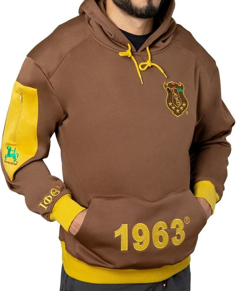 Iota Phi Theta Elite Pullover Hoodie [Brown]