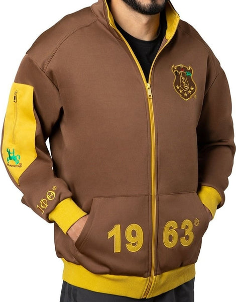 Iota Phi Theta Elite Track Jacket [Brown]