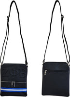 Buffalo Dallas Zeta Phi Beta Crossbody Bag [Black]