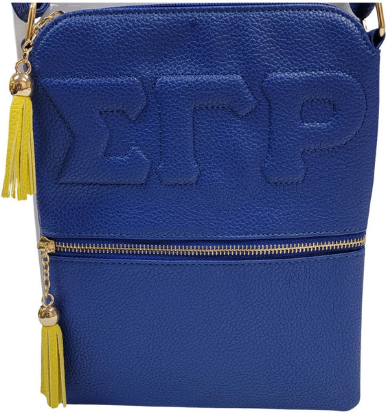 Buffalo Dallas Sigma Gamma Rho Crossbody Bag [Blue]