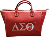 Buffalo Dallas Delta Sigma Theta Trapeze Tote Bag [Red]