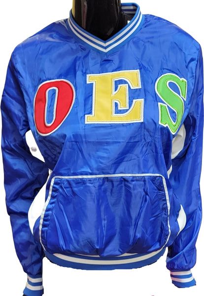 Buffalo Dallas Eastern Star Windbreaker Pullover Jacket [Blue]