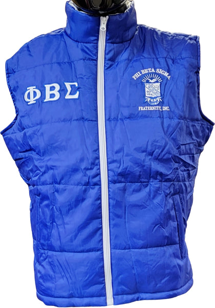 Buffalo Dallas Phi Beta Sigma Vest [Sleeveless - Blue]