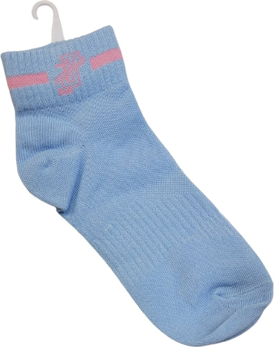Buffalo Dallas Jack And Jill Of America Footie Socks [Light Blue]