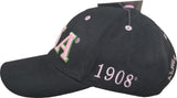 Buffalo Dallas Alpha Kappa Alpha Brushed Cotton Baseball Cap [Black]
