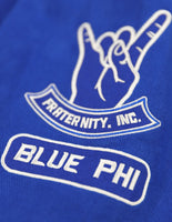Big Boy Phi Beta Sigma Divine 9 S11 Mens Racing Twill Jacket [Royal Blue]