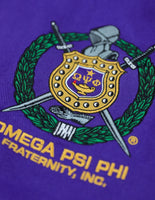 Big Boy Omega Psi Phi Divine 9 S11 Mens Racing Twill Jacket [Purple]