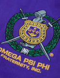 Big Boy Omega Psi Phi Divine 9 S11 Mens Racing Twill Jacket [Purple]