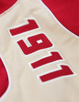 Big Boy Kappa Alpha Psi Divine 9 S11 Mens Racing Twill Jacket [Crimson Red]