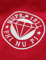 Big Boy Kappa Alpha Psi Divine 9 S11 Mens Racing Twill Jacket [Crimson Red]