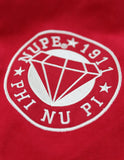 Big Boy Kappa Alpha Psi Divine 9 S11 Mens Racing Twill Jacket [Crimson Red]