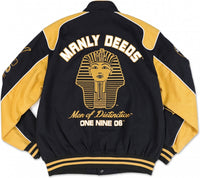 Big Boy Alpha Phi Alpha Divine 9 S11 Mens Racing Twill Jacket [Black]