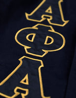 Big Boy Alpha Phi Alpha Divine 9 S11 Mens Racing Twill Jacket [Black]