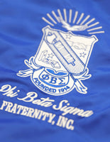 Big Boy Phi Beta Sigma Divine 9 S3 Mens Bomber Jacket [Royal Blue]