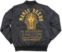 Big Boy Alpha Phi Alpha Divine 9 S3 Mens Bomber Jacket [Black]