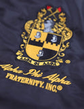 Big Boy Alpha Phi Alpha Divine 9 S3 Mens Bomber Jacket [Black]