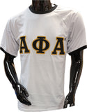 Buffalo Dallas Alpha Phi Alpha Ringer T-Shirt [Short Sleeve - White]