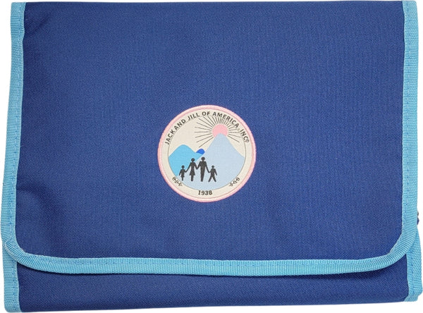 Buffalo Dallas Jack And Jill Of America Cosmetic Bag [Blue]