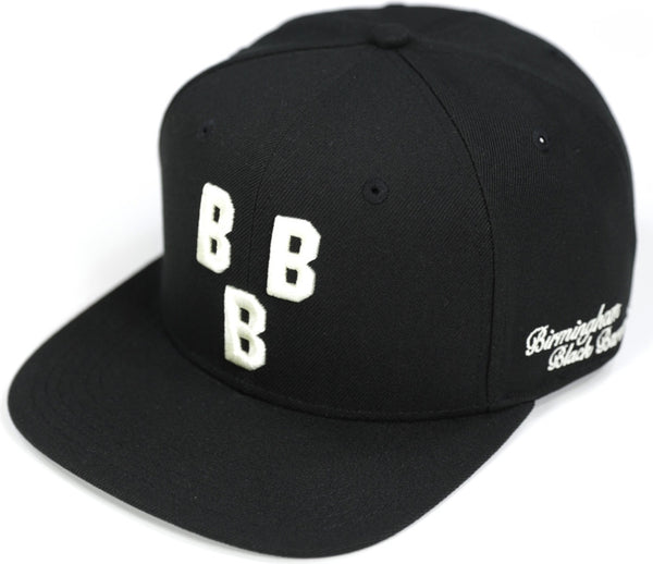 Big Boy Birmingham Black Barons S141 Mens Snapback Cap [Black]