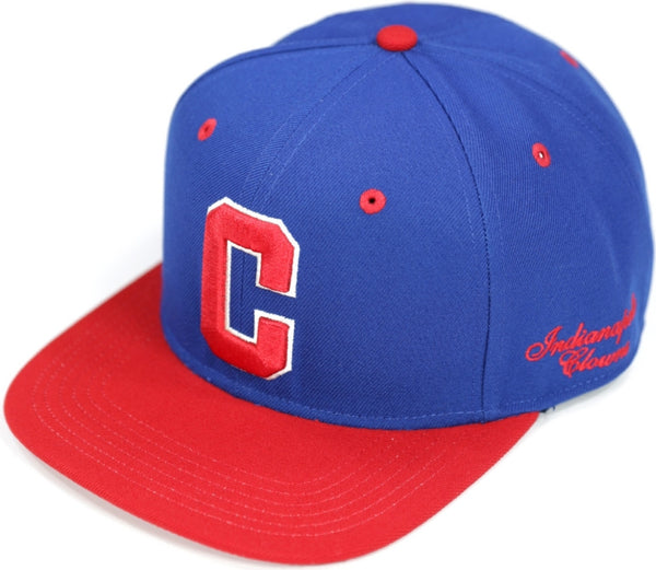 Big Boy Indianapolis Clowns S141 Mens Snapback Cap [Royal Blue]
