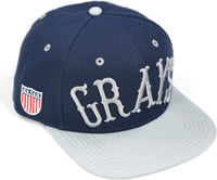 Big Boy Homestead Grays S141 Mens Snapback Cap [Navy Blue]