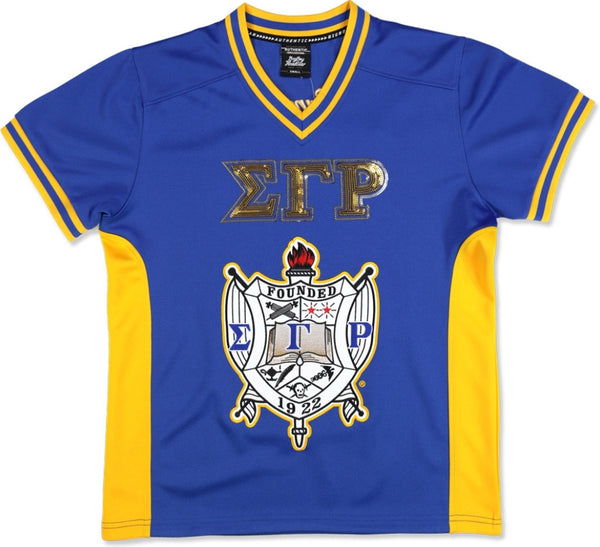 Big Boy Sigma Gamma Rho Divine 9 S15 Womens Football Jersey [Royal Blue]