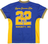 Big Boy Sigma Gamma Rho Divine 9 S15 Womens Football Jersey [Royal Blue]