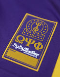 Big Boy Omega Psi Phi Divine 9 S15 Mens Football Jersey [Purple]