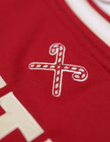 Big Boy Kappa Alpha Psi Divine 9 S15 Mens Football Jersey [Crimson Red]