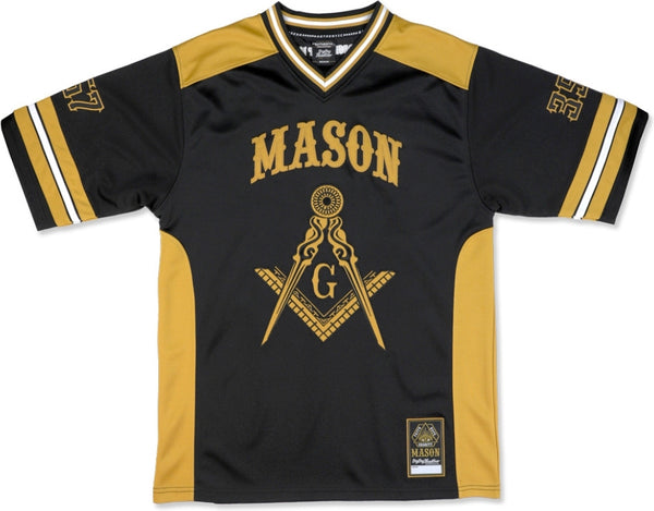 Big Boy Mason Divine S5 Mens Football Jersey [Black]