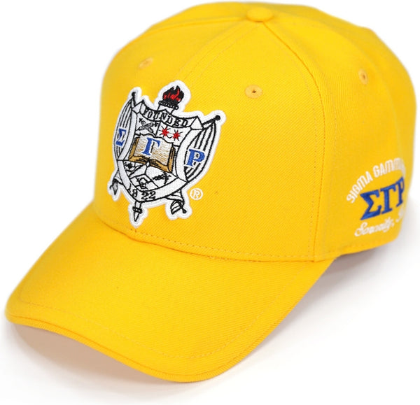 Big Boy Sigma Gamma Rho Divine 9 S157 Ladies Cap [Gold]