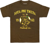 Big Boy Iota Phi Theta Graphic Divine 9 S14 Mens Tee [Brown]