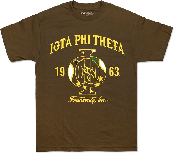 Big Boy Iota Phi Theta Graphic Divine 9 S14 Mens Tee [Brown]