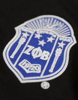Big Boy Zeta Phi Beta Divine 9 S2 Womens Sweatshirt [Black]