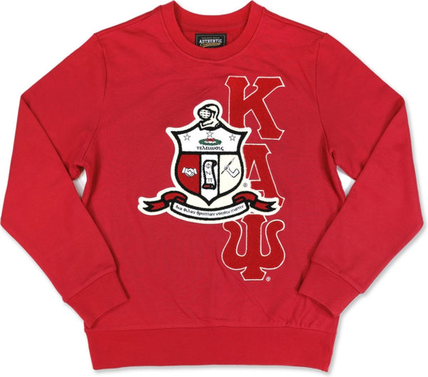 Big Boy Kappa Alpha Psi Divine 9 S2 Mens Sweatshirt [Crimson Red]