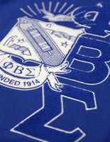 Big Boy Phi Beta Sigma Divine 9 S2 Mens Sweatshirt [Royal Blue]