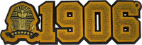 Alpha Phi Alpha Sphinx 1906 Chenille Sew-On Patch [Gold]