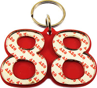 Delta Sigma Theta Line #88 Key Chain [Red]